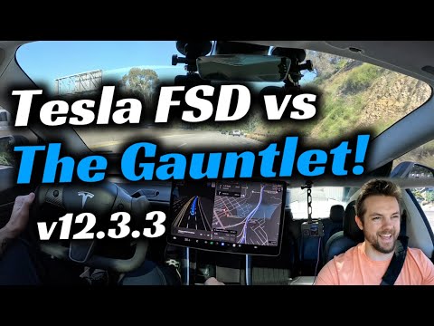 I Threw Tesla's Latest v12.3.3 FSD Supervised at The Gauntlet!