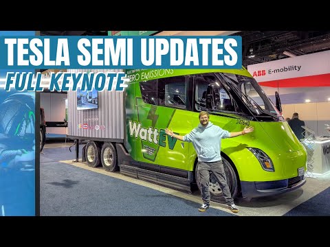 Full Keynote: Tesla Semi Update! Megacharger Network, New Battery, e-PTO, Production, & More