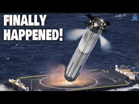 SpaceX Just Revealed Landing Starship Booster Onto The Droneship!