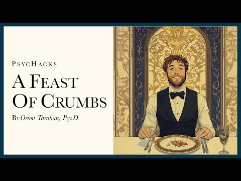 A feast of crumbs: how men get used