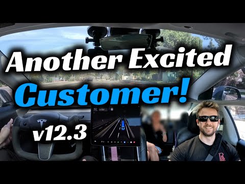 Customer Thanks Me for Using Tesla's v12.3 FSD Beta! | Customer Reactions! Ep 67 YT