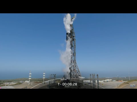 SpaceX Launches Maxar 1 Mission from Vandenberg Space Force Base - Falcon 9 Rocket Success