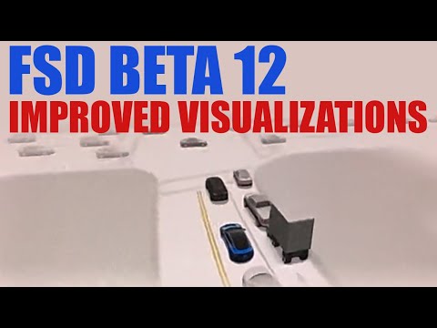 Tesla FSD Beta 12: Improved Visualizations & Freeway Acceleration