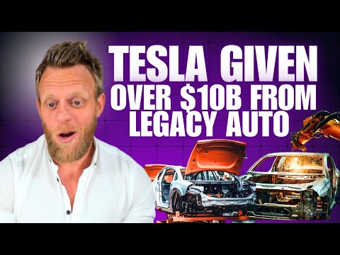 Legacy Automakers are secretly giving Tesla billions of dollars to avoid fines