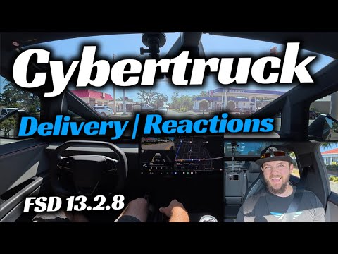 I Delivered a Large Package to an Excited Customer | Cybertruck Reactions