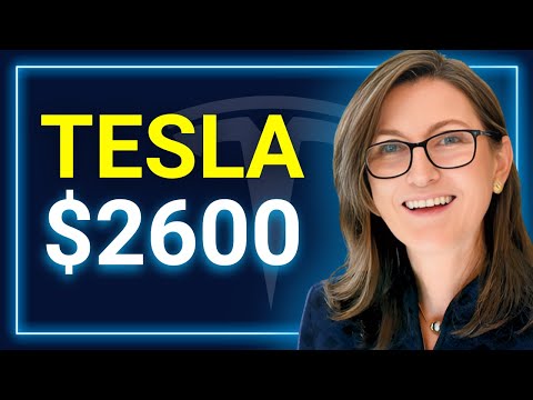 BREAKING: TSLA Will Hit $2600 Cathie Wood's ARK Invest