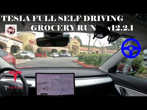 Tesla FSD 12.2.1 Navigates Traffic Lights and Parking Lots with Zero Disengagements