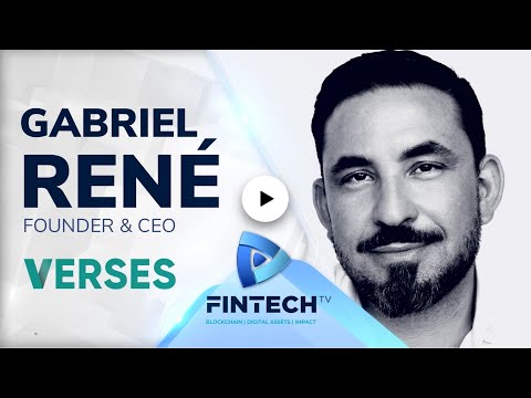 Gabriel René, Founder and CEO of Verses AI  - FinTech TV interview