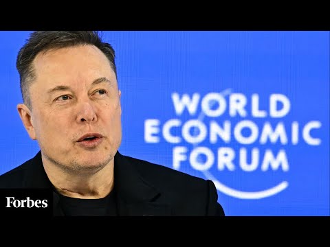 BREAKING NEWS: Elon Musk Holds Surprise Talk At The World Economic Forum In Davos