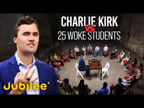 Can 25 Liberal College Students Outsmart 1 Conservative? (feat. Charlie Kirk)