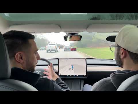 Tesla Full-Self Driving 12.3.3 | 2021 Tesla Model 3 FSD