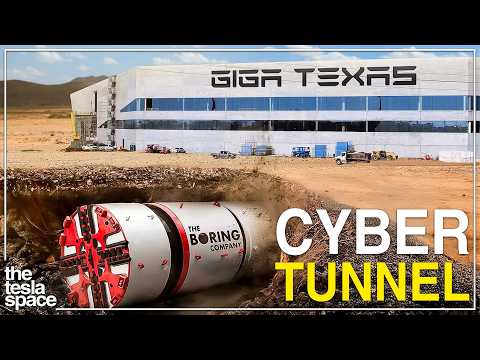 The Tesla Cyber Tunnel is Here!