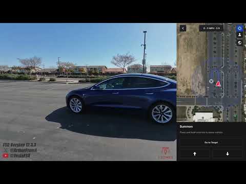 Tesla FSD 12.3.3 - Summon Your Car