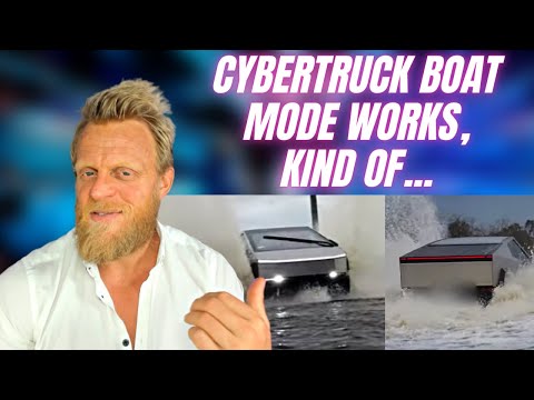 Tesla Cybertruck 30mph Boat Mode works; but some things break