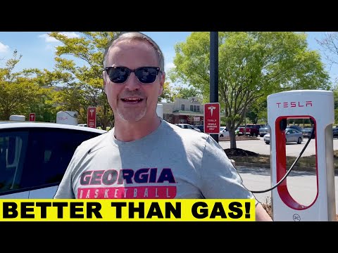 Why A TESLA ROADTRIP Is BETTER Than a Gas Car!