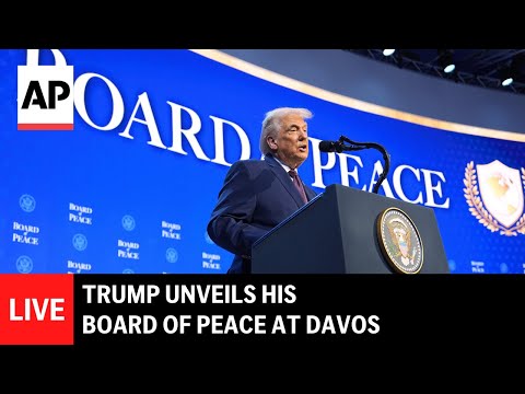 LIVE: Trump unveils his Board of Peace at Davos