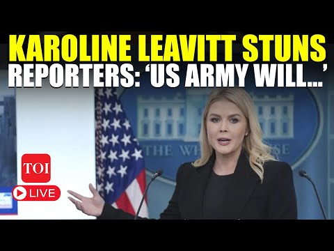 Karoline Leavitt LIVE | White House Press Secretary Faces Fury Over 'US Boots In Gaza' | Trump News