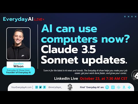 AI can use computers now? Claude 3.5 Sonnet updates.